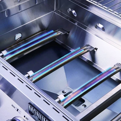 4-Burner Propane Stainless Steel Gas Grill With ClearView Lid Model 41847NG - Monument Grills - Image 9