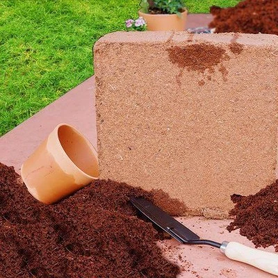 Envelor 4pk 10lb Compressed Coco Coir Bricks Potting Soil