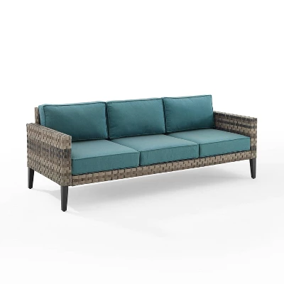 Prescott Outdoor Wicker Sofa - Crosley - Image 10