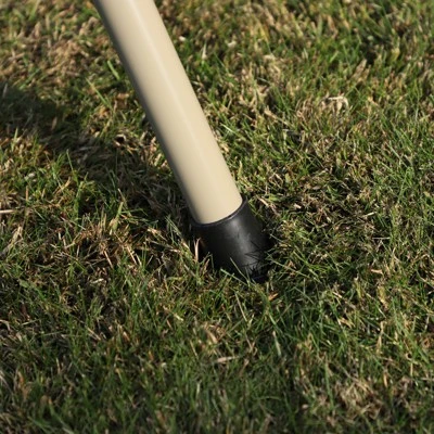 Outsunny 3 Person Outdoor Porch Swing Lounge Chair Bench With Canopy Top- Brown - Image 9