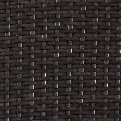 Palm Harbor Outdoor Wicker Butler Tray Brown - Crosley - Image 3