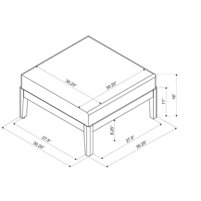 Summerlyn Ottoman - Linon - Image 11