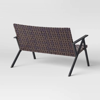 Campton Wicker Patio Loveseat Without Cushion - Threshold™ - Image 3