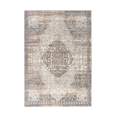 World Rug Gallery Distressed Traditional Indoor/Outdoor Area Rug - Image 8