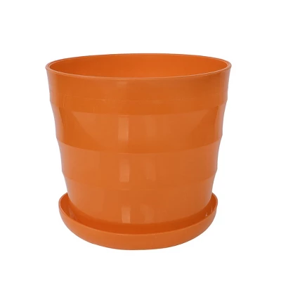 Unique Bargains Plastic Round Shape Home Garden Office Plant Planter Flower Pot 1 Pc - Image 7