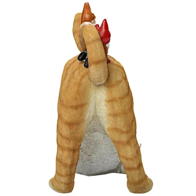 Design Toscano Catatonic Gnome Feline Frenzy Statue - Image 4
