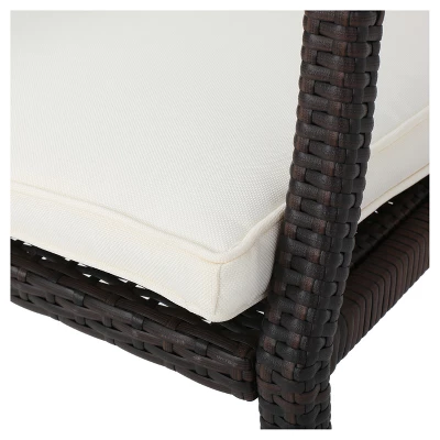 Rhode Island Set Of 2 Wicker Dining Chairs - Multibrown - Christopher Knight Home - Image 3