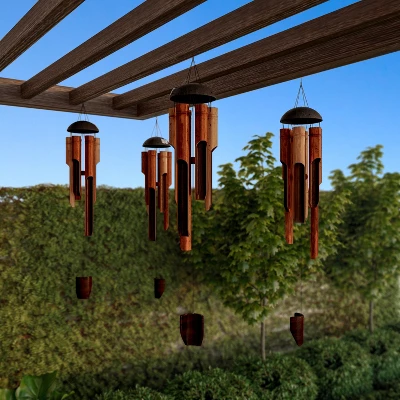 Nature Spring Wind Chime - Handcrafted And Hand Tuned For Garden And Patio, 38" - Image 2