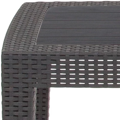 Flash Furniture Rattan Coffee Table - Image 7