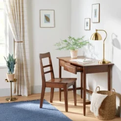 14"x8" Brushed Metal Planter Stand Brass Finish - Hearth & Handâ„¢ With Magnolia