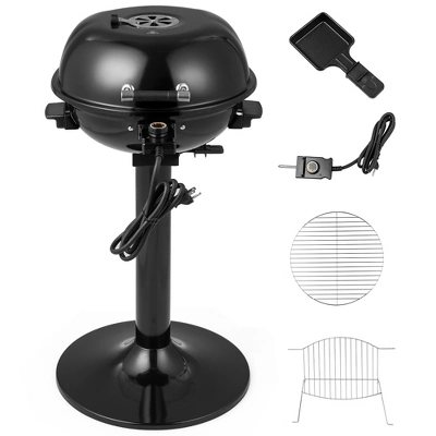 Costway 1600W Electric BBQ Grill With Warming Rack, Temperature Control & Grease Collector - Image 10