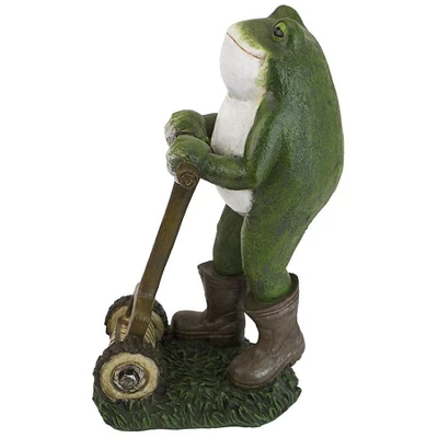 Design Toscano Moses The Garden Toad Lawn Mower Frog Statue - Image 5