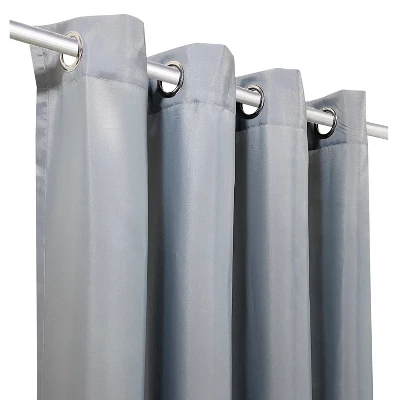 Commonwealth Seascapes Light Filtering Provide Privacy And Shade Grommet Outdoor Panel Pair Each 50" X 96" Alloy - Image 2