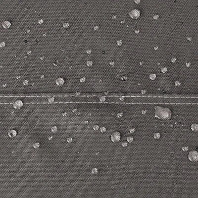 Classic Accessories Ravenna Water-Resistant BBQ Grill Cover For Island With Left And Right Grill Head, Dark Taupe - Image 7