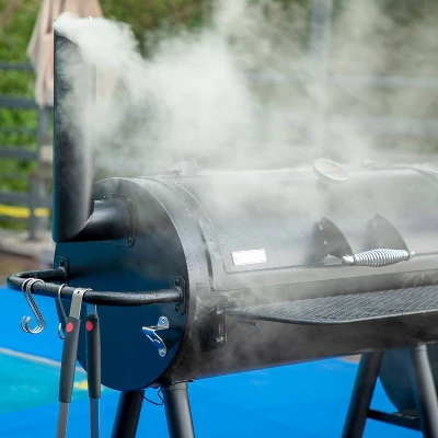 Captiva Designs E02GR016 16" Offset Charcoal Smoke - Black - Image 13