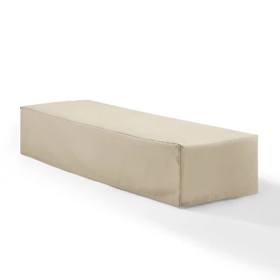 Crosley Outdoor Chaise Lounge Furniture Cover, Tan - Image 3