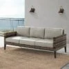 Prescott Outdoor Wicker Sofa - Crosley