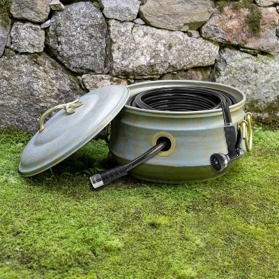 Steel Sedona Hose Pot With Lid - Green - Good Directions - Image 7