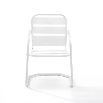 Brighton 2pc Metal Chair - White - Crosley - Image 3