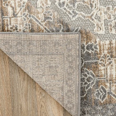 World Rug Gallery Distressed Traditional Indoor/Outdoor Area Rug - Image 3