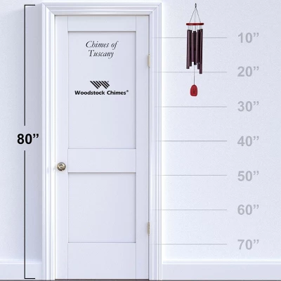 Woodstock Wind Chimes Signature Collection, Chimes Of Tuscany, 27'' Purple Wind Chime CTS - Image 3