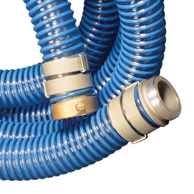Apache 98106501 2 Inch Diameter 20 Foot Length 58 Psi PVC Flexible Industrial Pump Pool Hose With Aluminum Pin Lug Short Shank Coupling, Blue (2 Pack) - Image 4