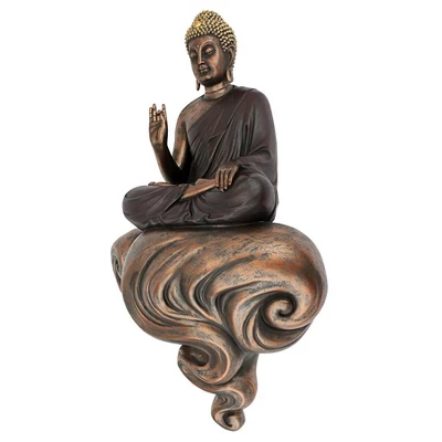 Design Toscano Enlightened Buddha On A Cloud Floating Wall Sculpture - Image 3