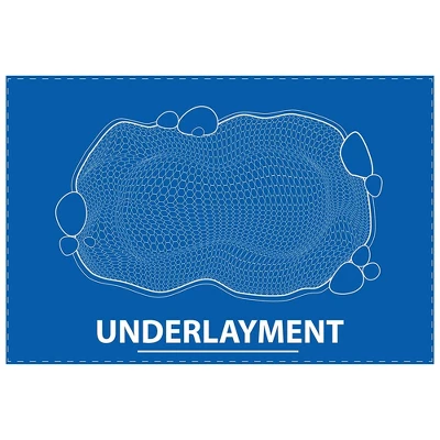 UnderGuard 5 Foot Wide Polypropylene Nonwoven Geotextile Underlayment Protective Liner For Koi Ponds, Water Features, And Landscaping, 50 Foot Roll - Image 2