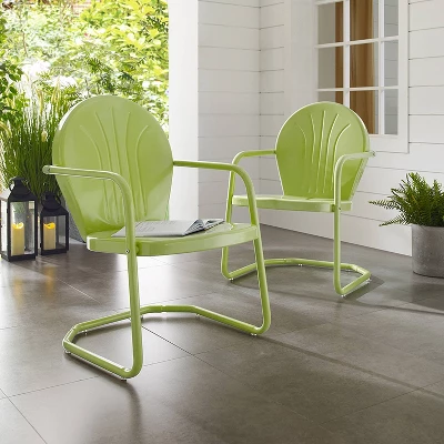 Griffith Metal Chair Key Lime - Crosley - Image 3