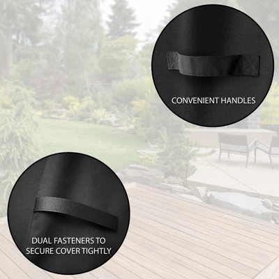 Pure Grill 40-inch Smoker BBQ Grill Cover For Electric Vertical Smokers, Universal Fit Cover - 24" X 17" X 38" - Image 3